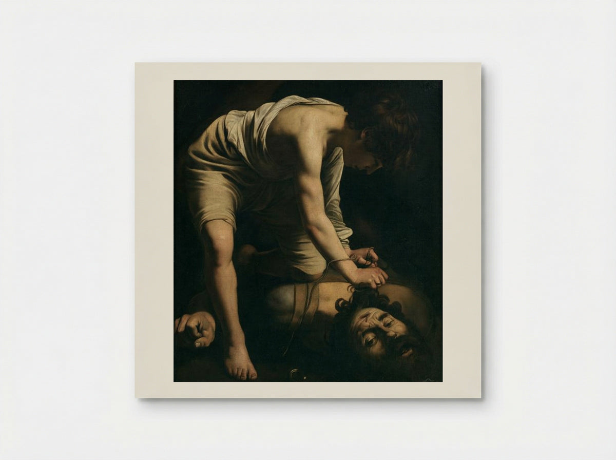 David and Goliath - Caravaggio - Poster