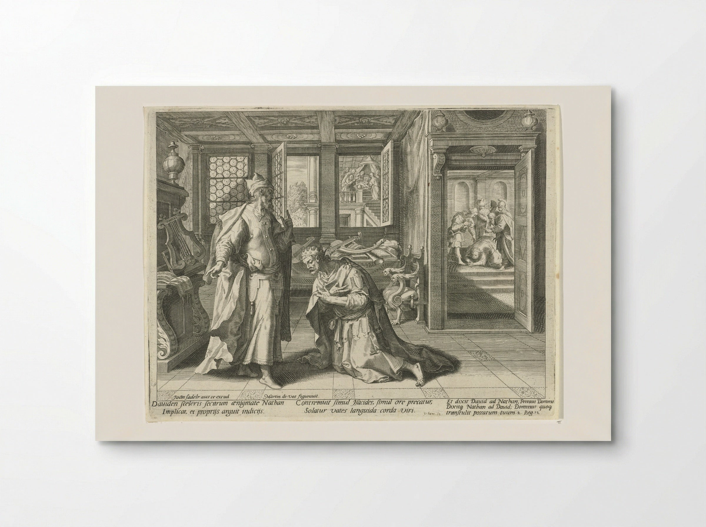 David's Repentance and Punishment - Aegidius Sadeler (II) - Poster