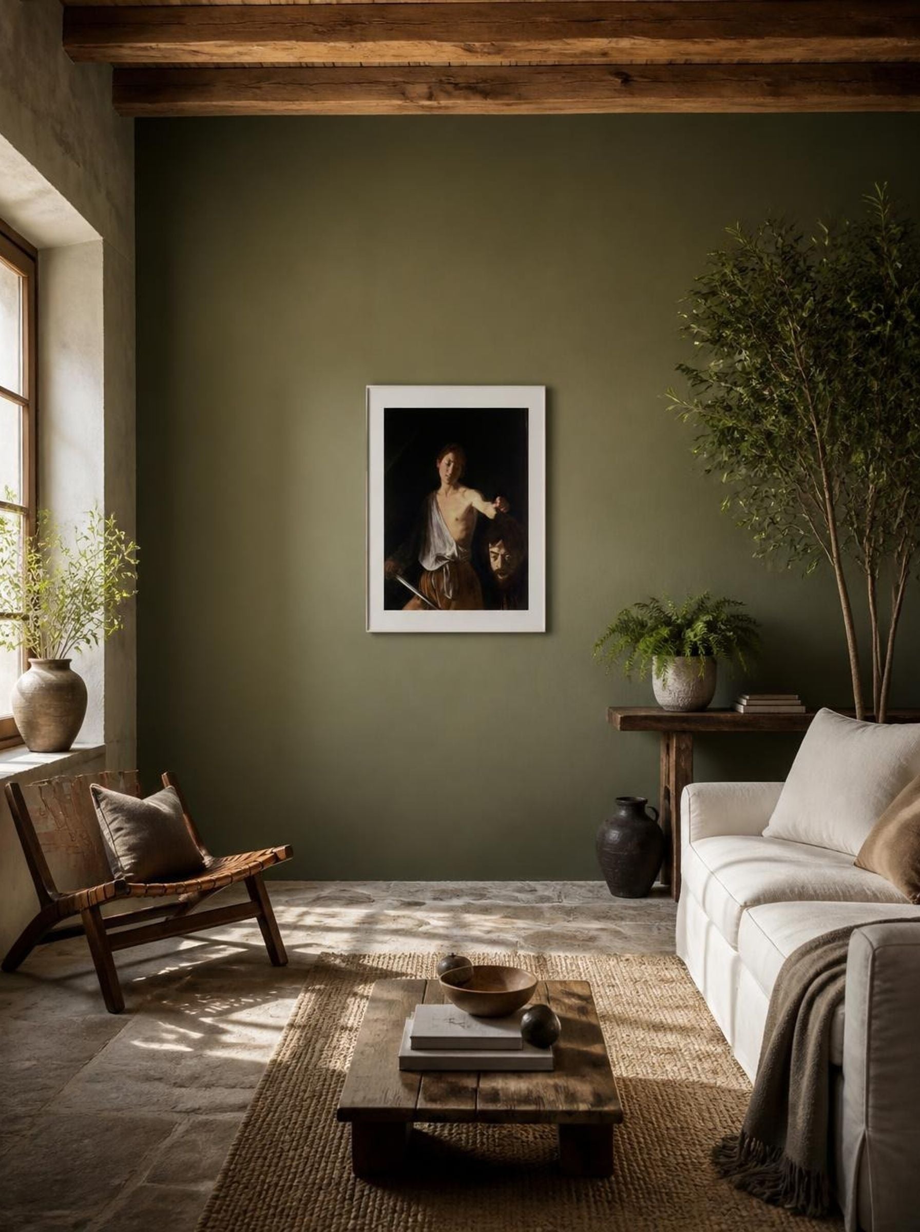 David with the Head of Goliath - Caravaggio - Lifestyle