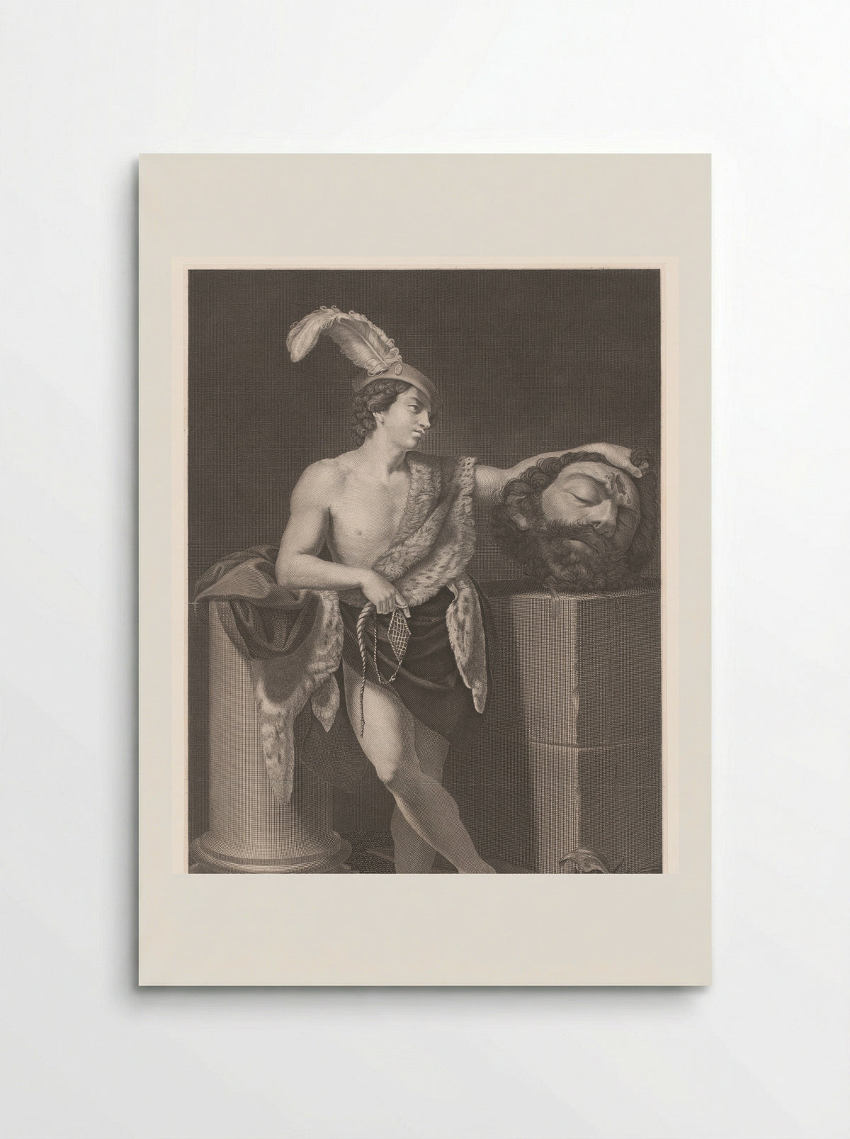 David with the Head of Goliath - Pierre Didot - Poster