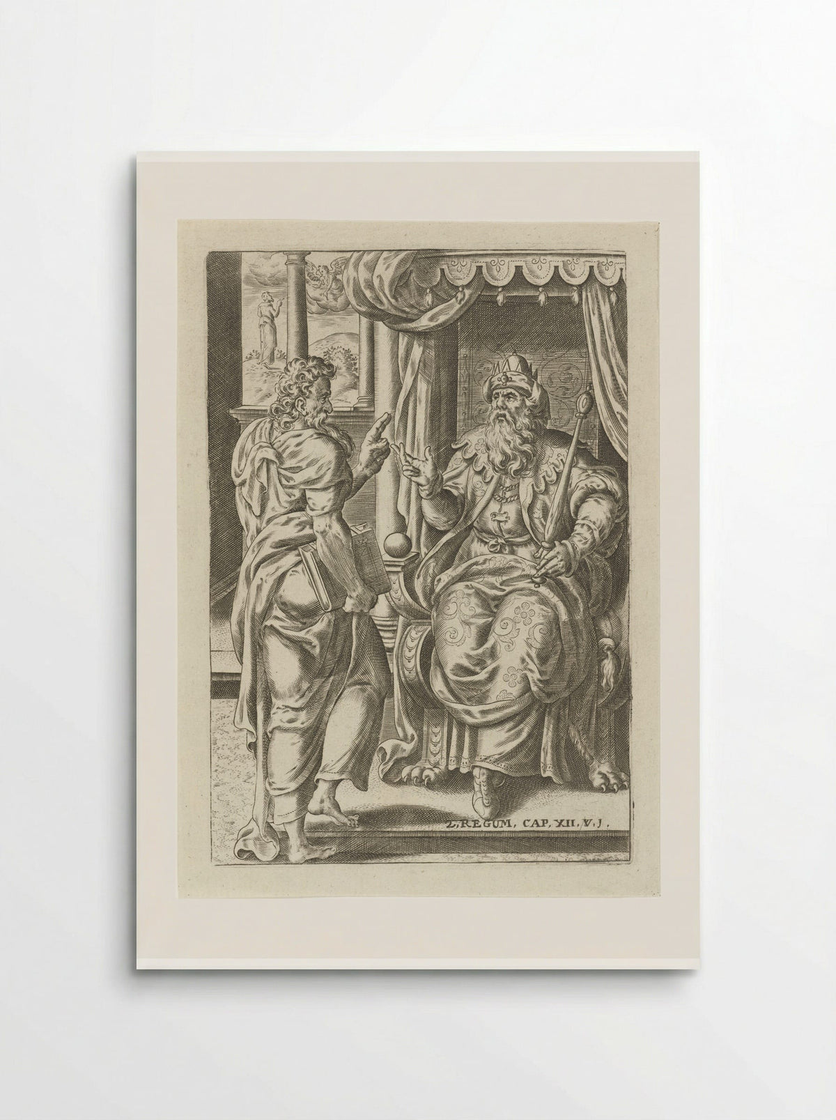 Davids straf - Abraham de Bruyn - Poster
