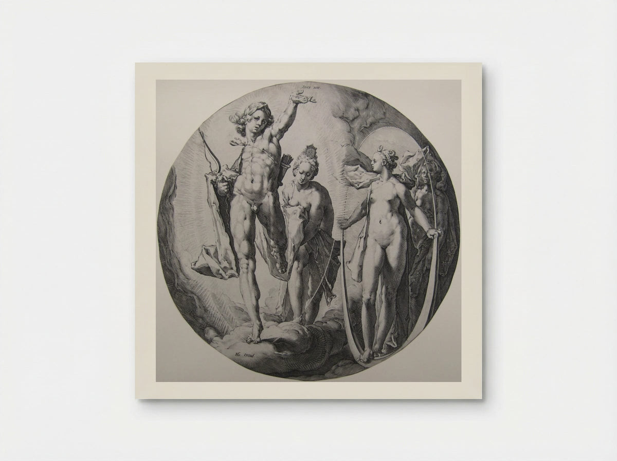Day IV: The Creation of the Moon and the Stars - Jan Harmensz. Muller - Poster