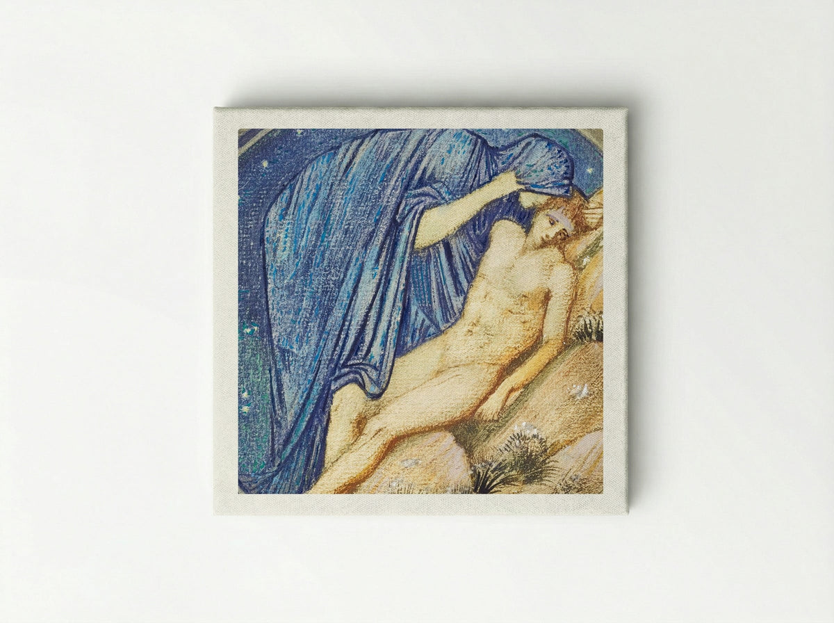 Day and Night from The Flower Book - Edward Burne-Jones - Canvas