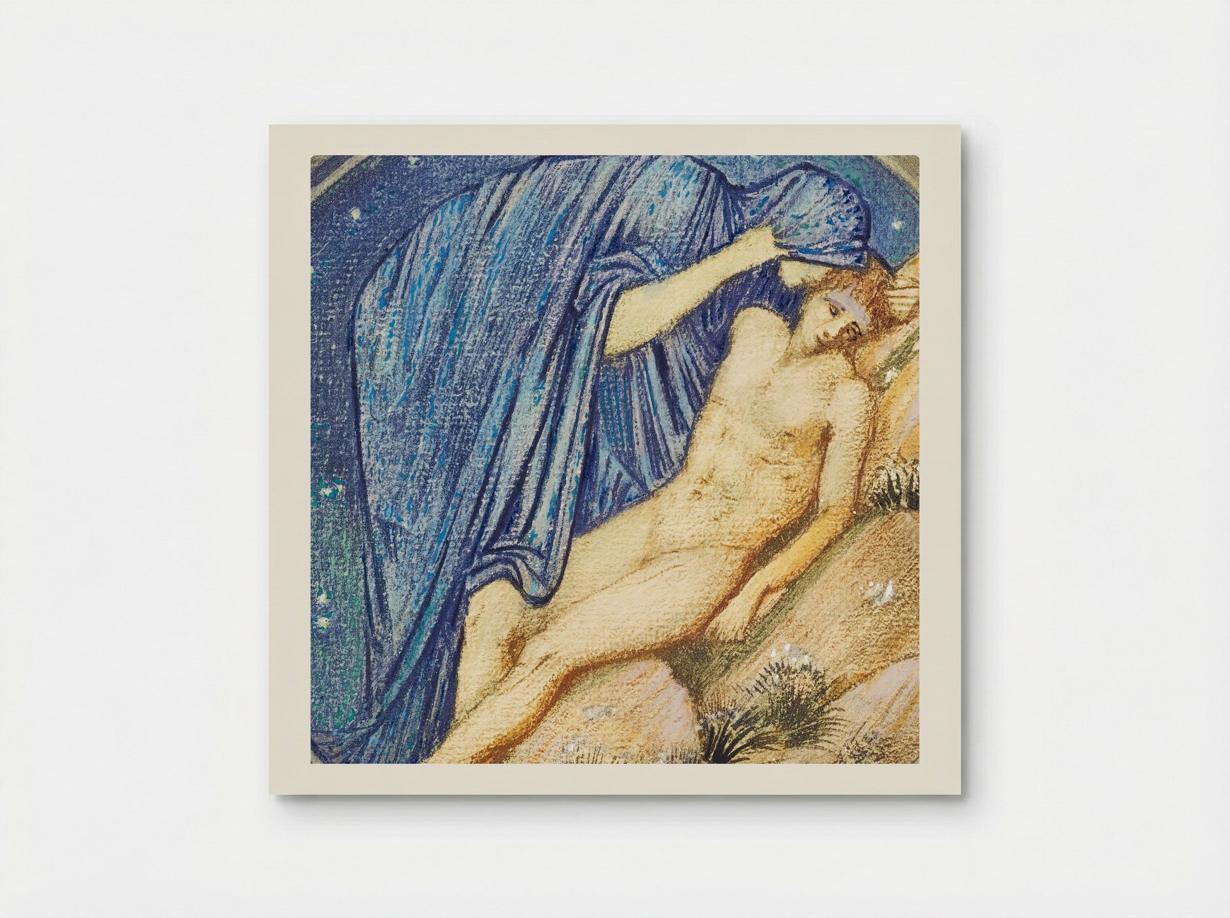 Day and Night from The Flower Book - Edward Burne-Jones - Poster