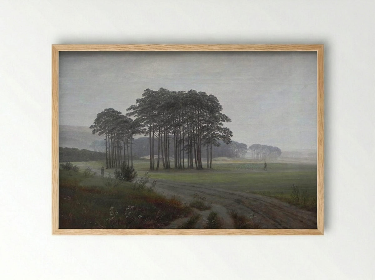 Day - Caspar David Friedrich - Framed Print Wood