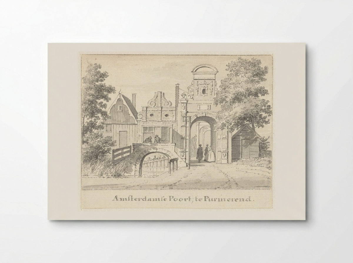 De Amsterdamse Poort te Purmerend - Cornelis Pronk - Poster