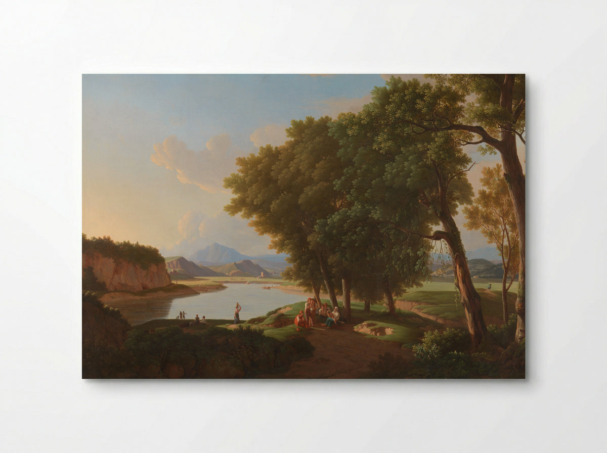 De Aqua Cetosa bij Rome - Pieter Rudolph Kleijn - Poster