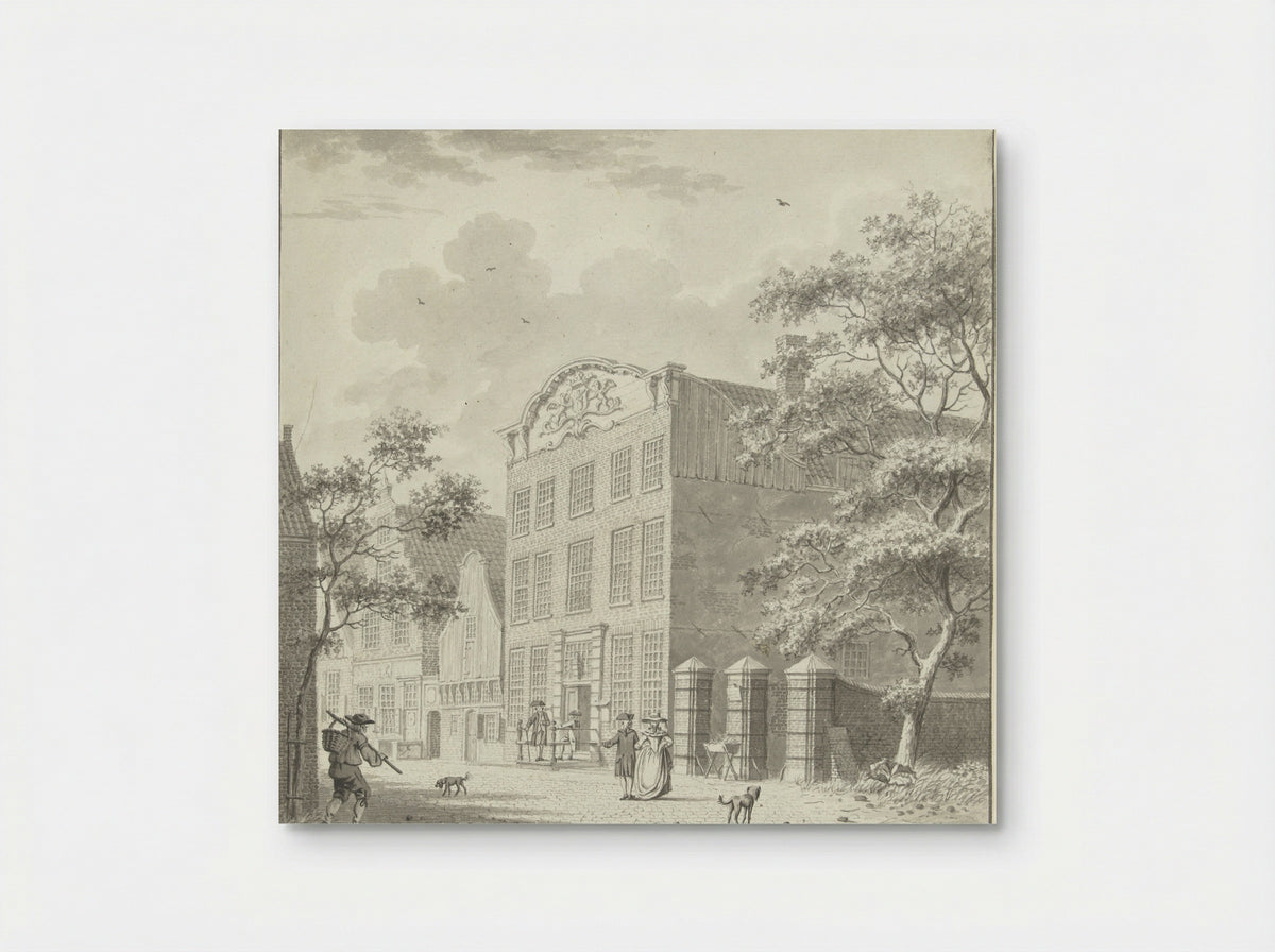 De Doelen te Monnikendam - Isaac Ouwater - Poster
