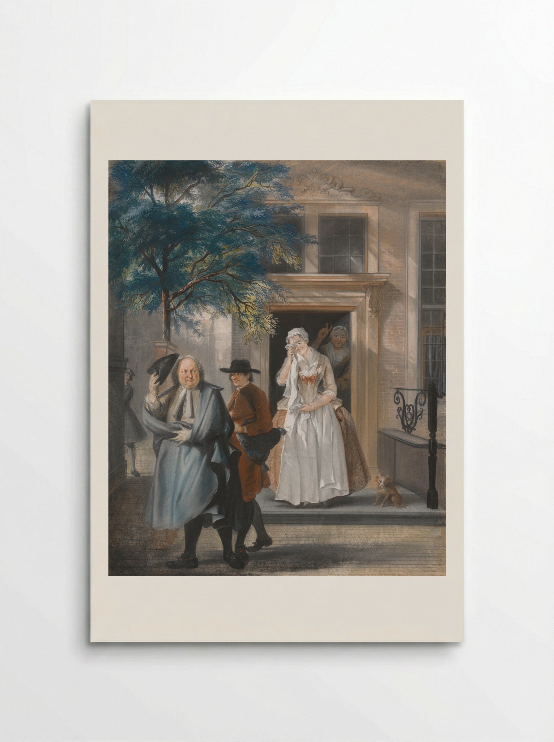 De Geveinsde Droefheid - Cornelis Troost - Poster