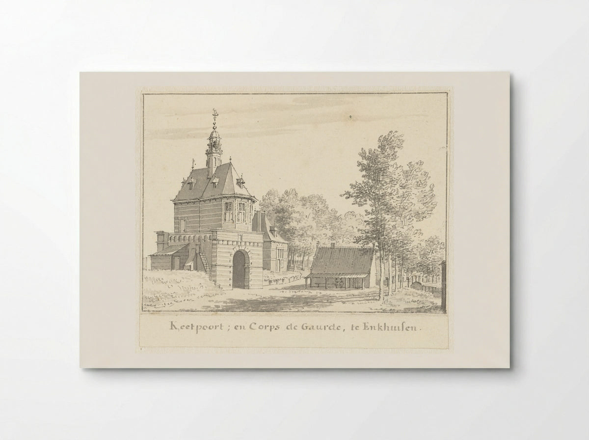 De Keetpoort te Enkhuizen - Cornelis Pronk - Poster