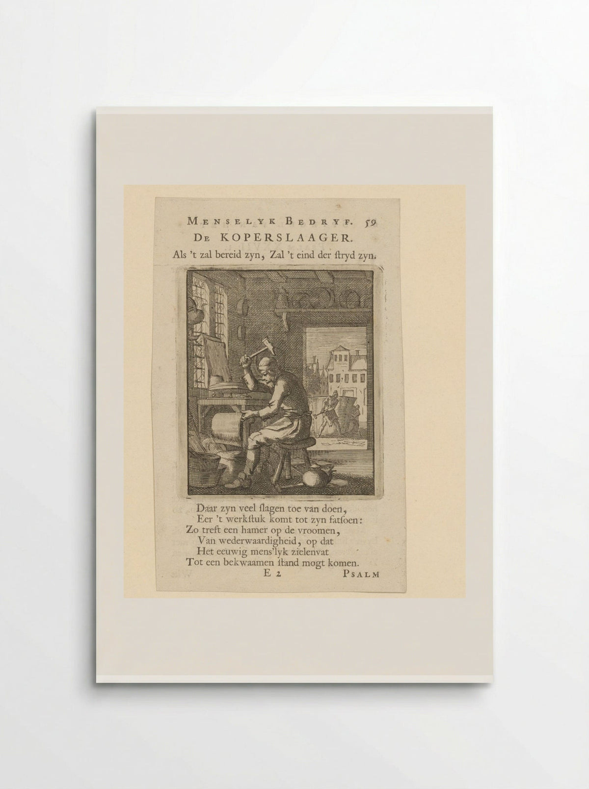 De Koperslager - Cornelis van der Sys - Poster