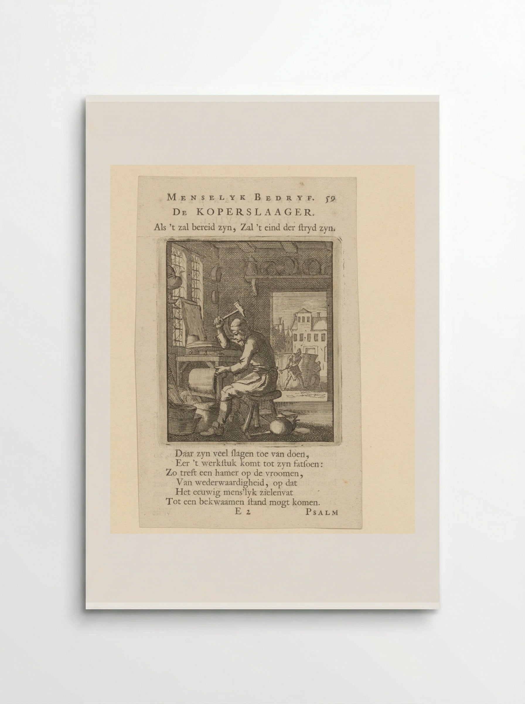 De Koperslager - Cornelis van der Sys - Poster