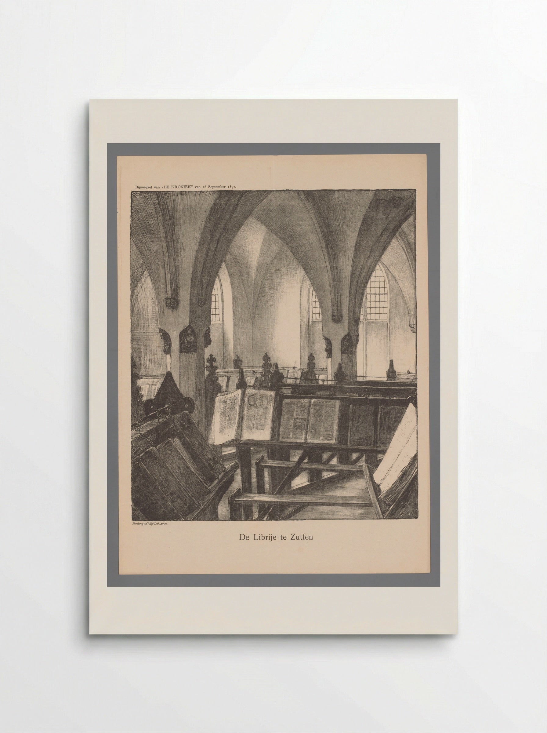De Librije te Zutfen - Jan Veth - Poster