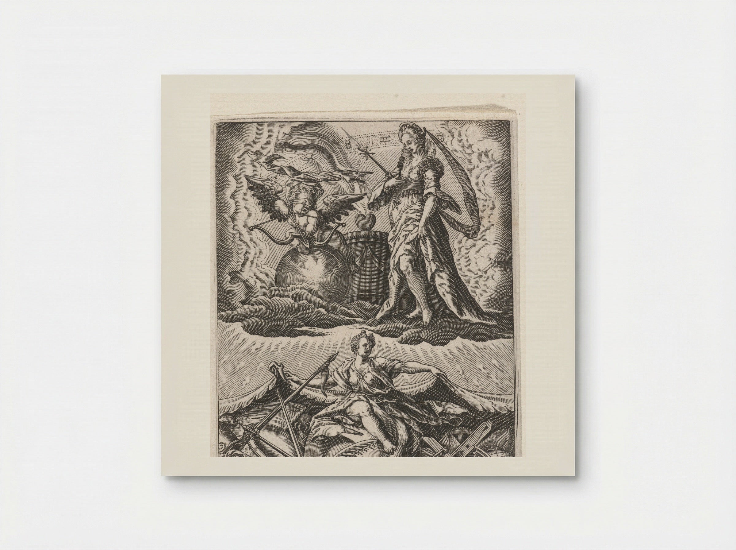 De Liefde overwint alles - Johann Theodor de Bry - Poster