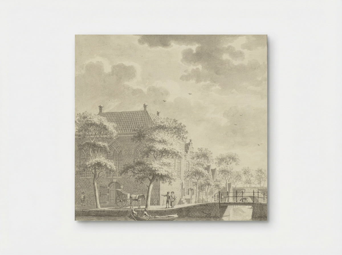 De Lutherse kerk te Alkmaar - Isaac Ouwater - Poster
