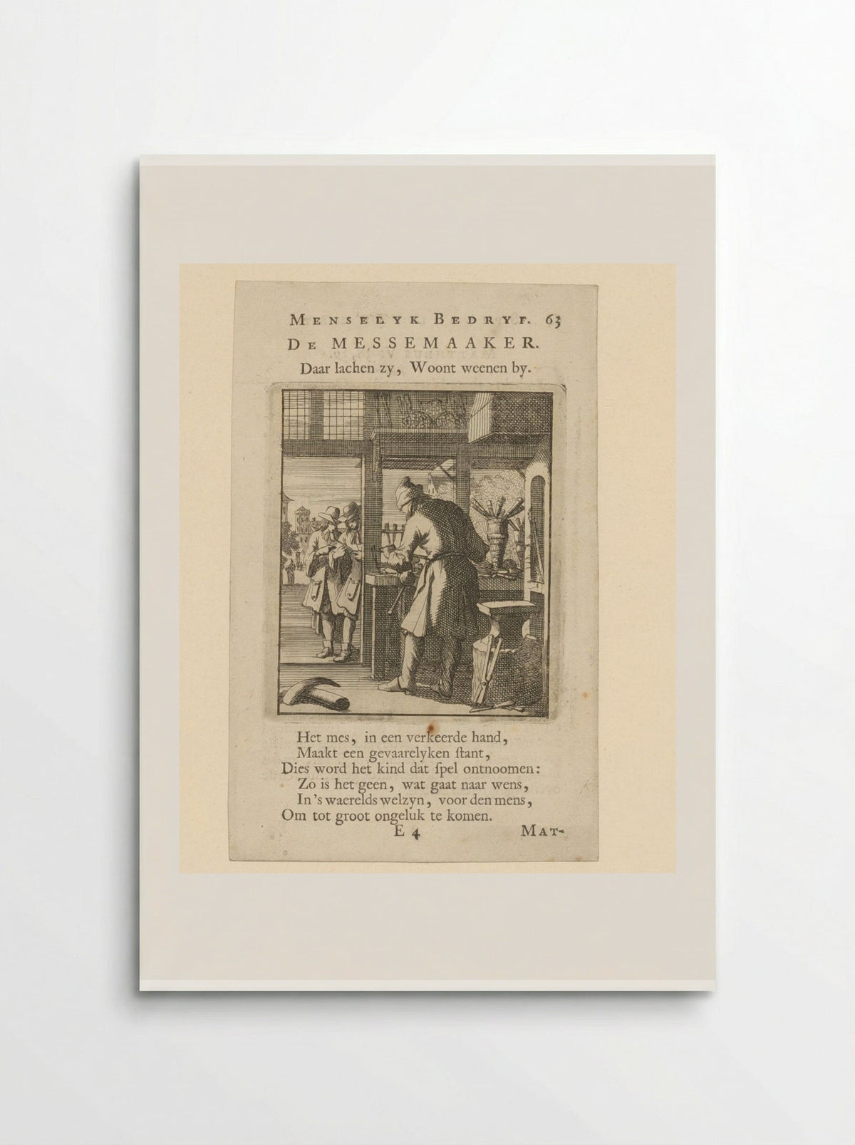 De Messemaaker - Cornelis van der Sys - Poster