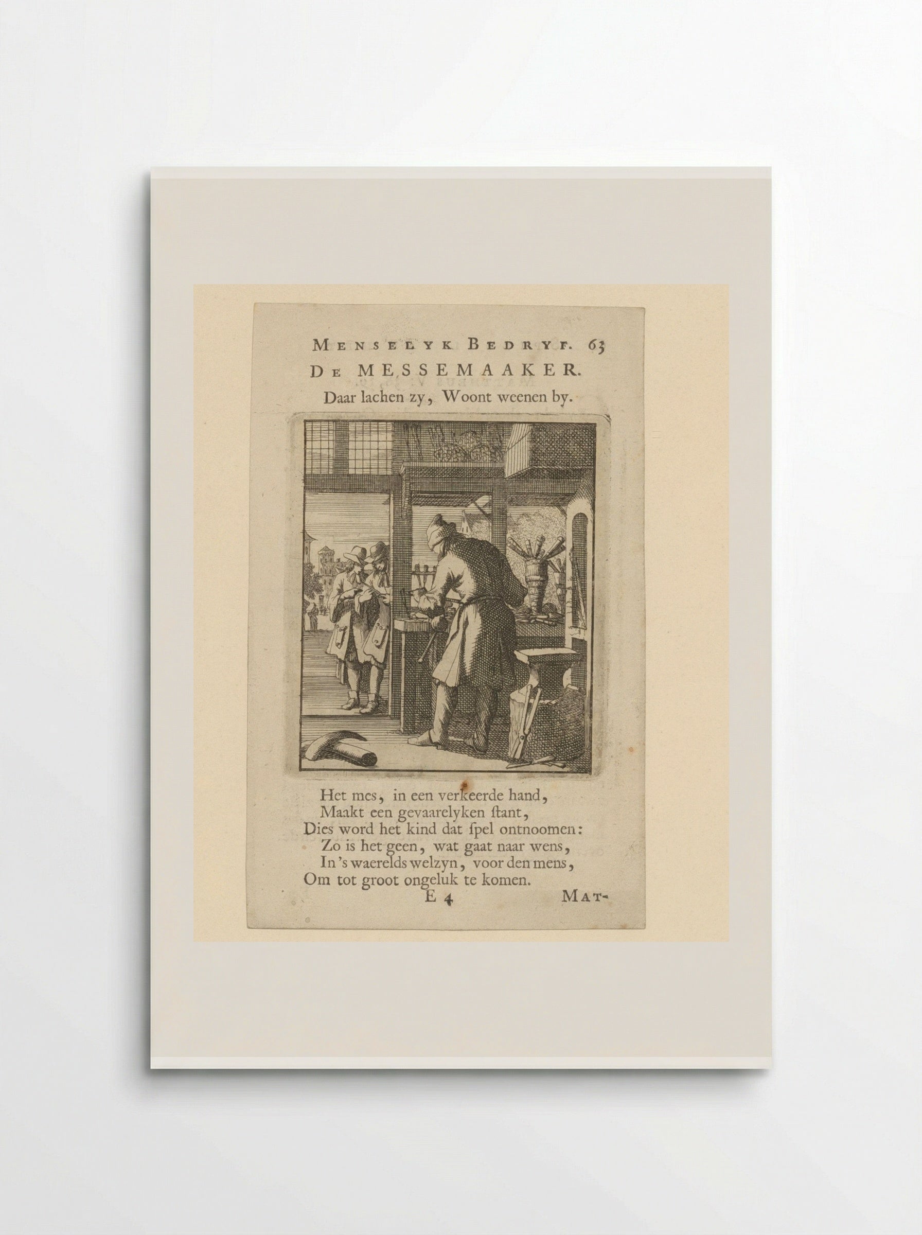 De Messemaaker - Cornelis van der Sys - Poster