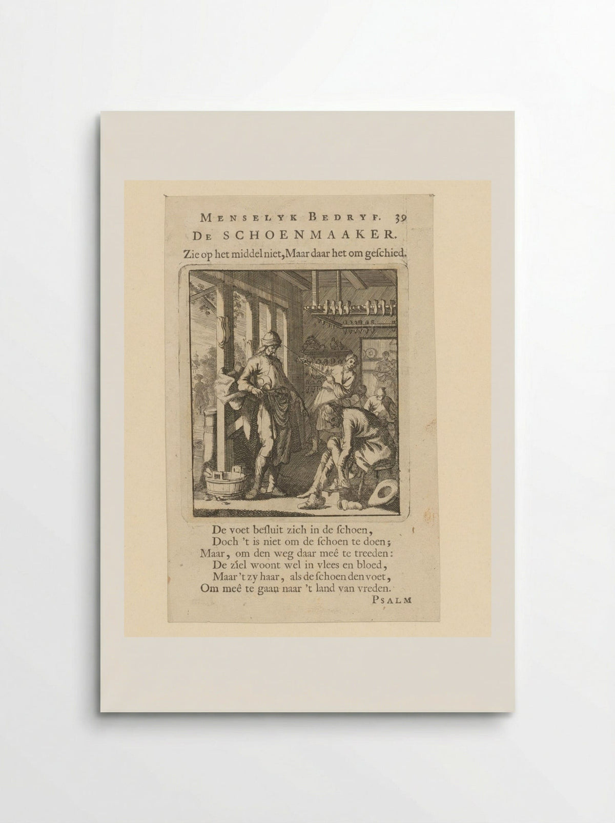 De Schoenmaker - Cornelis van der Sys - Poster