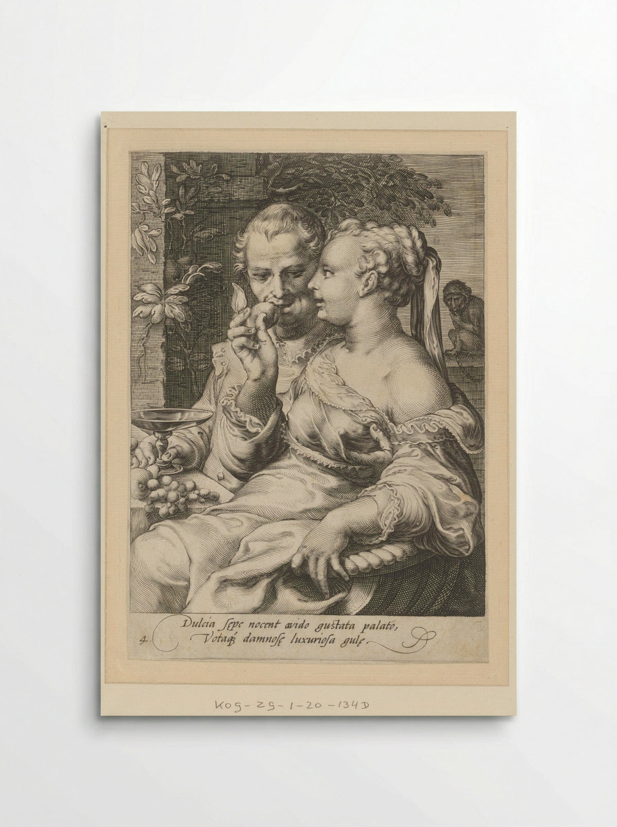 De Smaak (Taste) - Jan Saenredam - Poster
