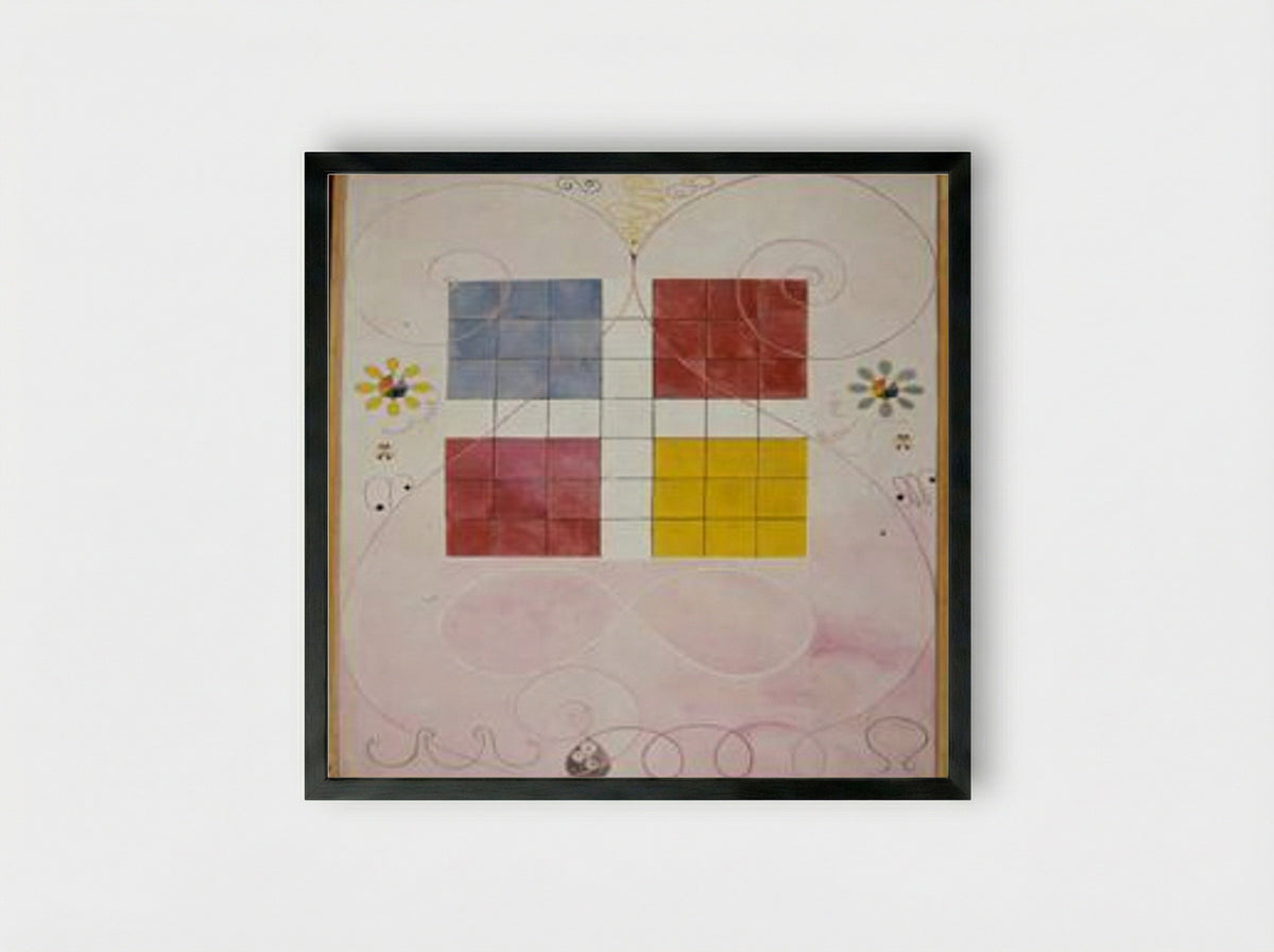 De Tio Största, n°10 Alderdomen - Hilma af Klint - Framed Print Black