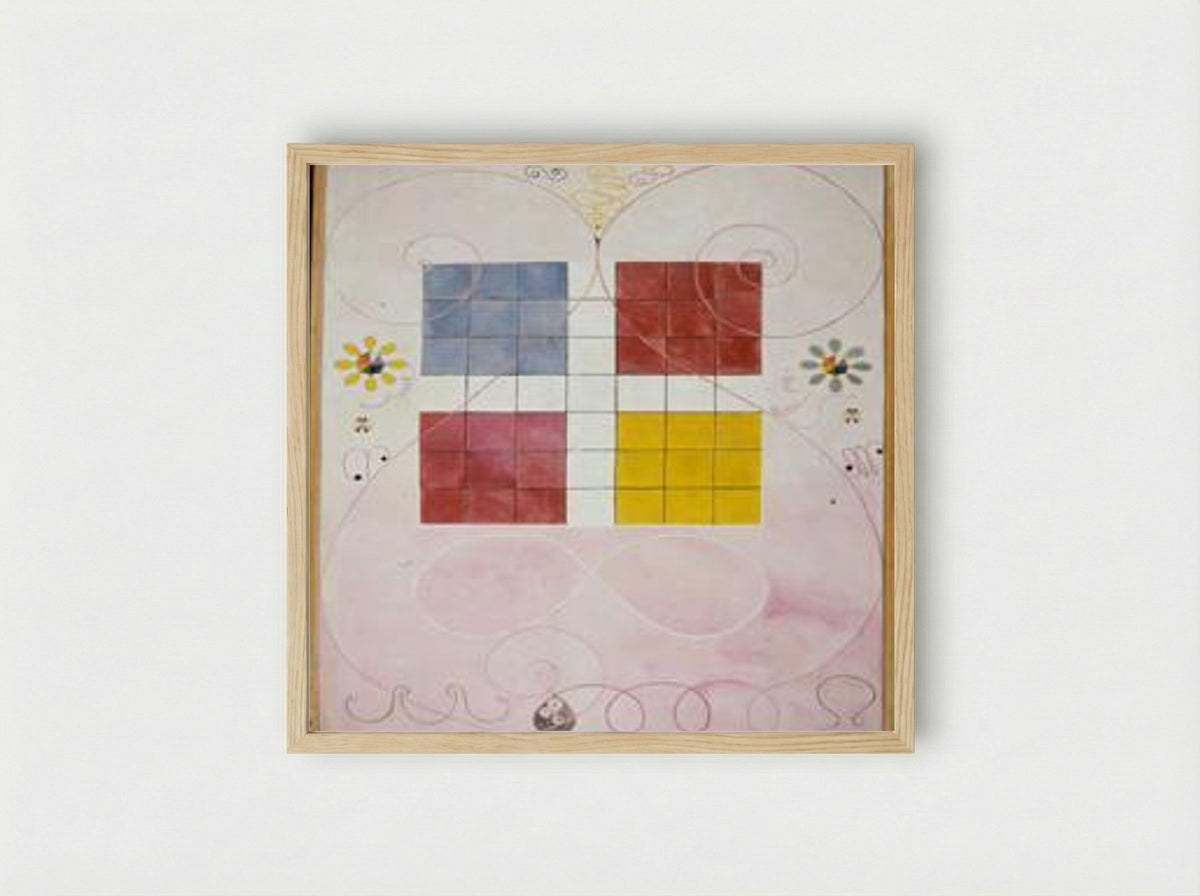 De Tio Största, n°10 Alderdomen - Hilma af Klint - Framed Print Wood