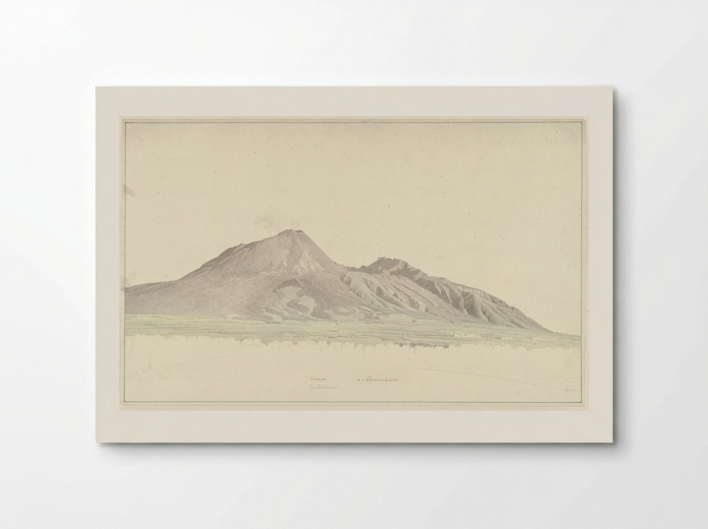 De Vesuvius - Josephus Augustus Knip - Poster