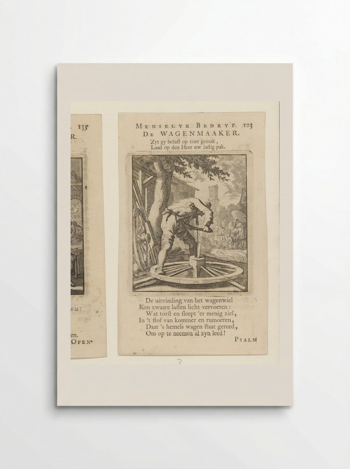 De Wagenmaker - Cornelis van der Sys - Poster