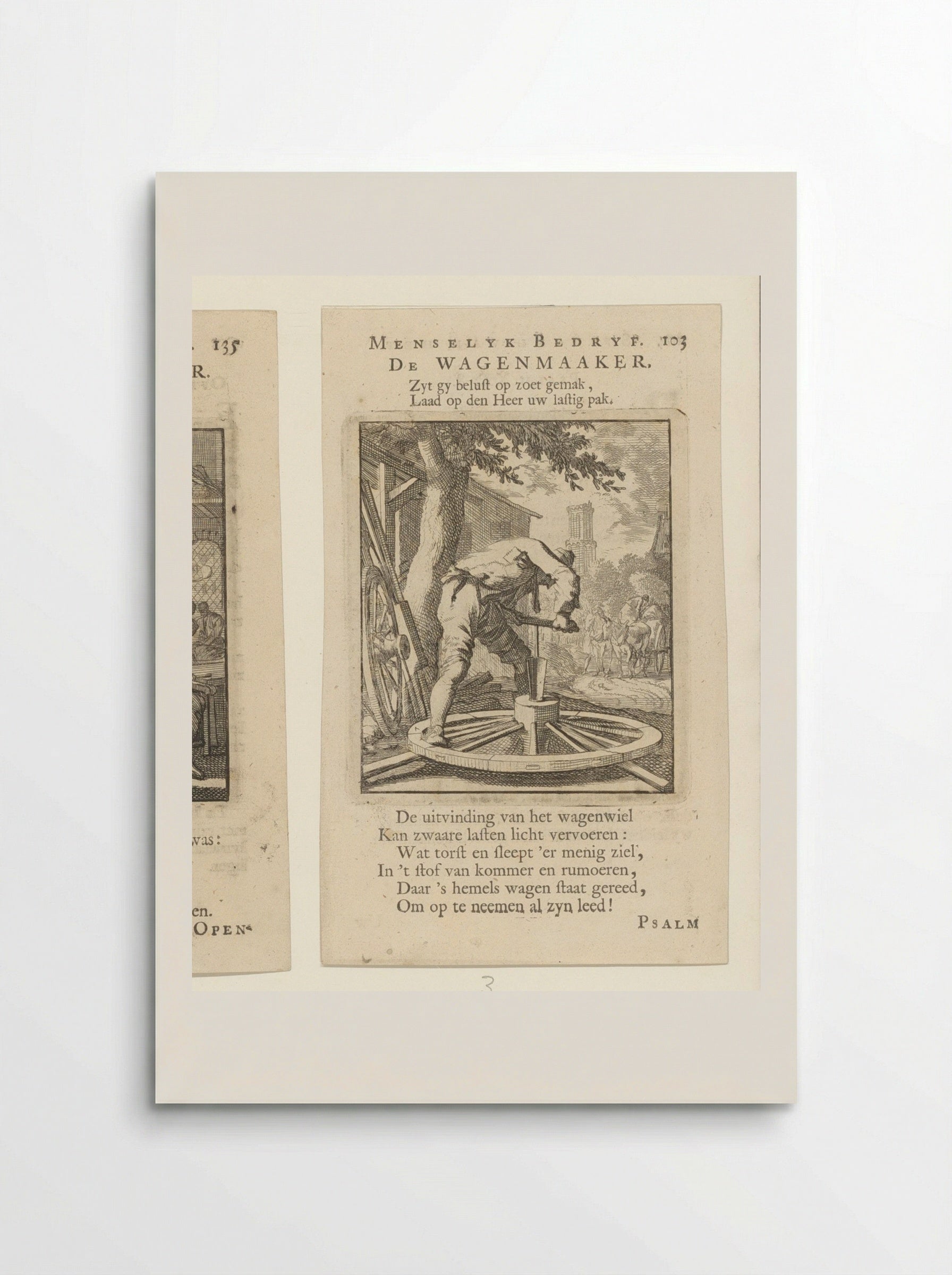 De Wagenmaker - Cornelis van der Sys - Poster