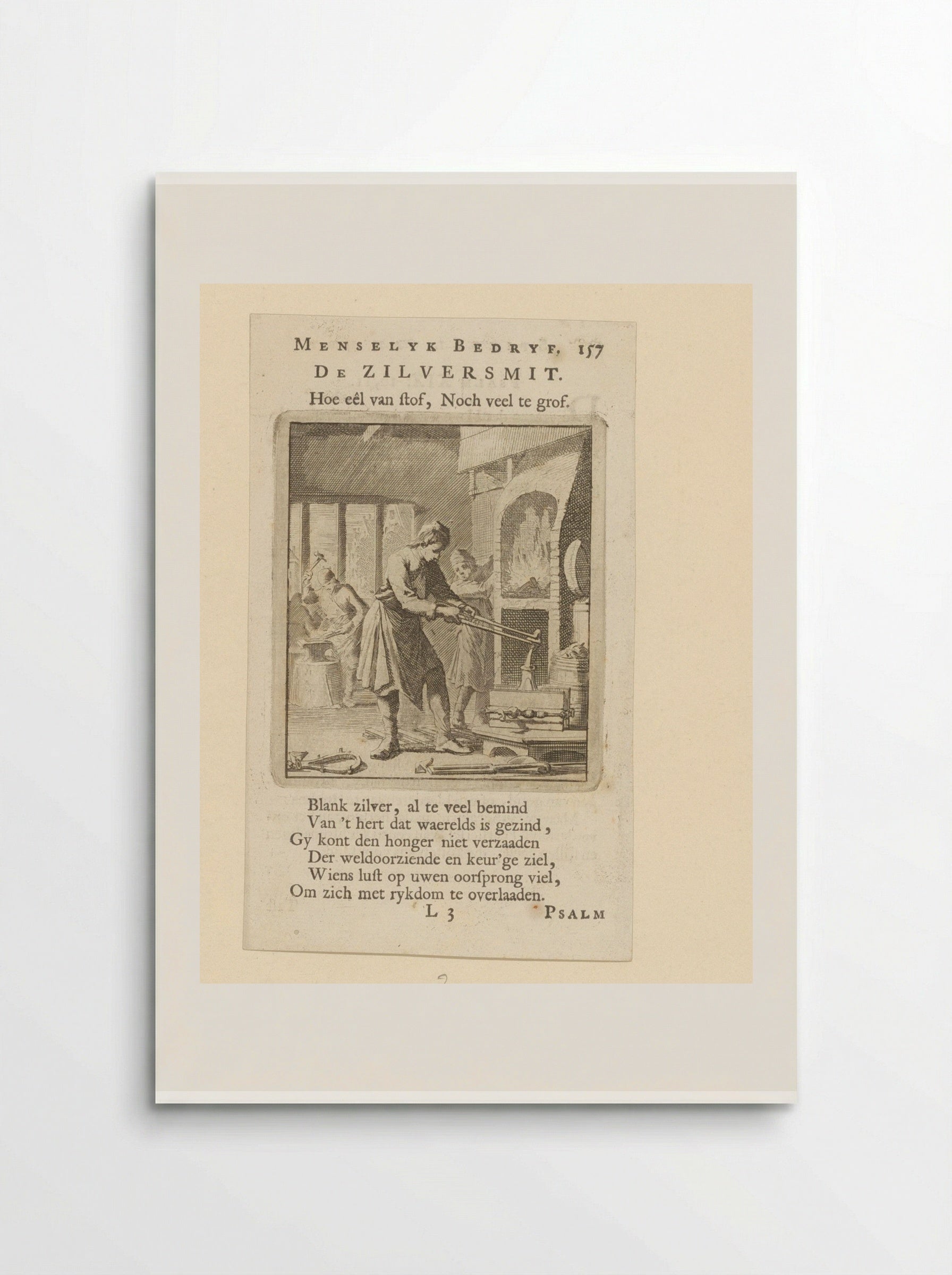 De Zilversmit - Cornelis van der Sys - Poster