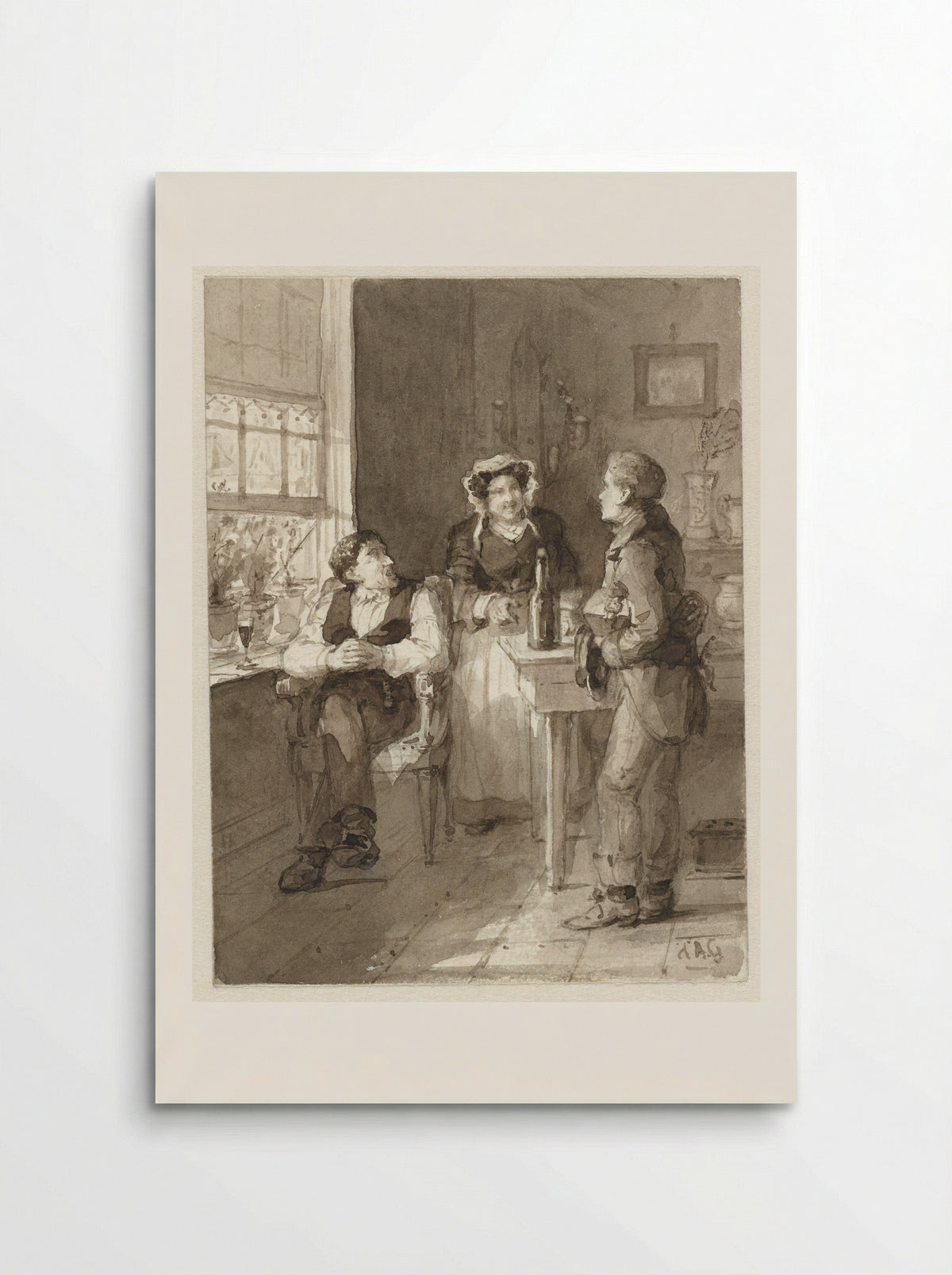 De boodschapper - Johannes Christiaan d' Arnaud Gerkens - Poster