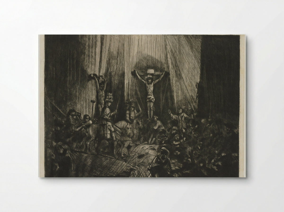 De drie kruisen (The Three Crosses) - George Bickham (II) - Poster