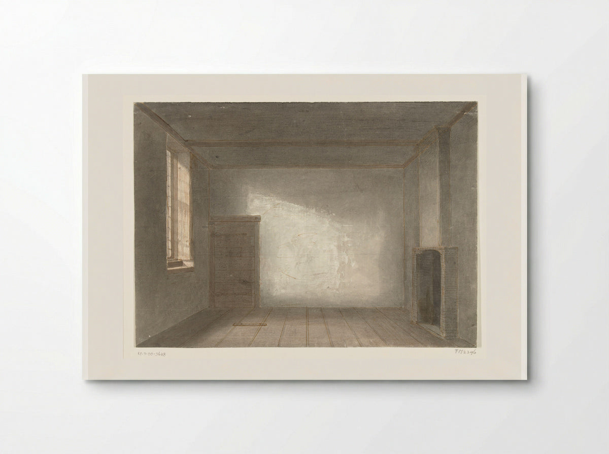 De kamer van Cornelis de Witt in de Gevangenpoort - Jacobus Ludovicus Cornet - Poster