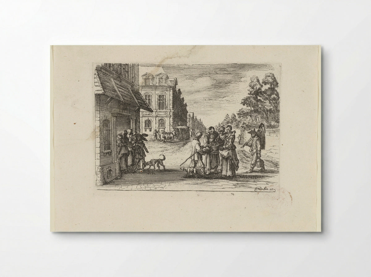 De kersenverkoopster (The Cherry Seller) - Nicolas de Son - Poster