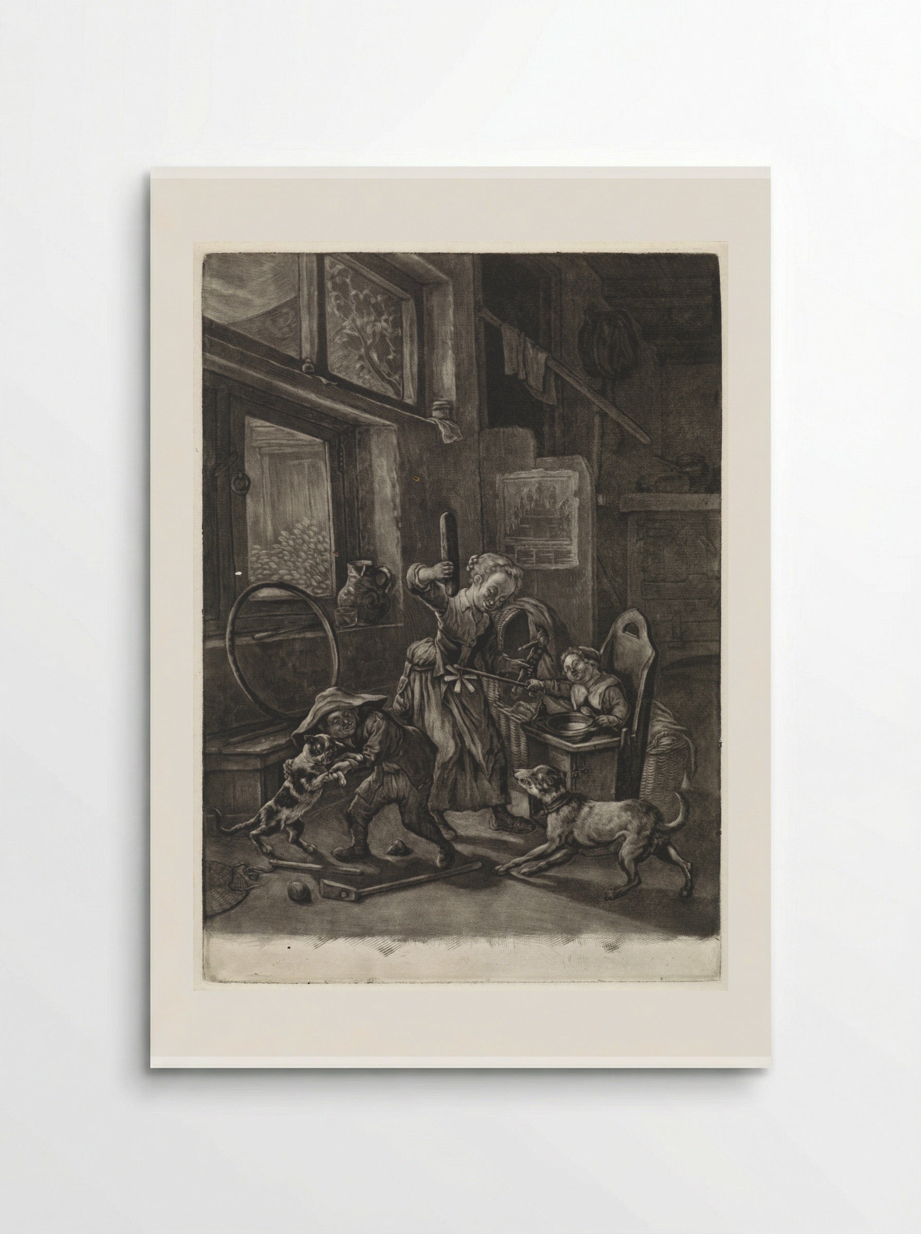 De kindertijd (Childhood) - Cornelis Dusart - Poster