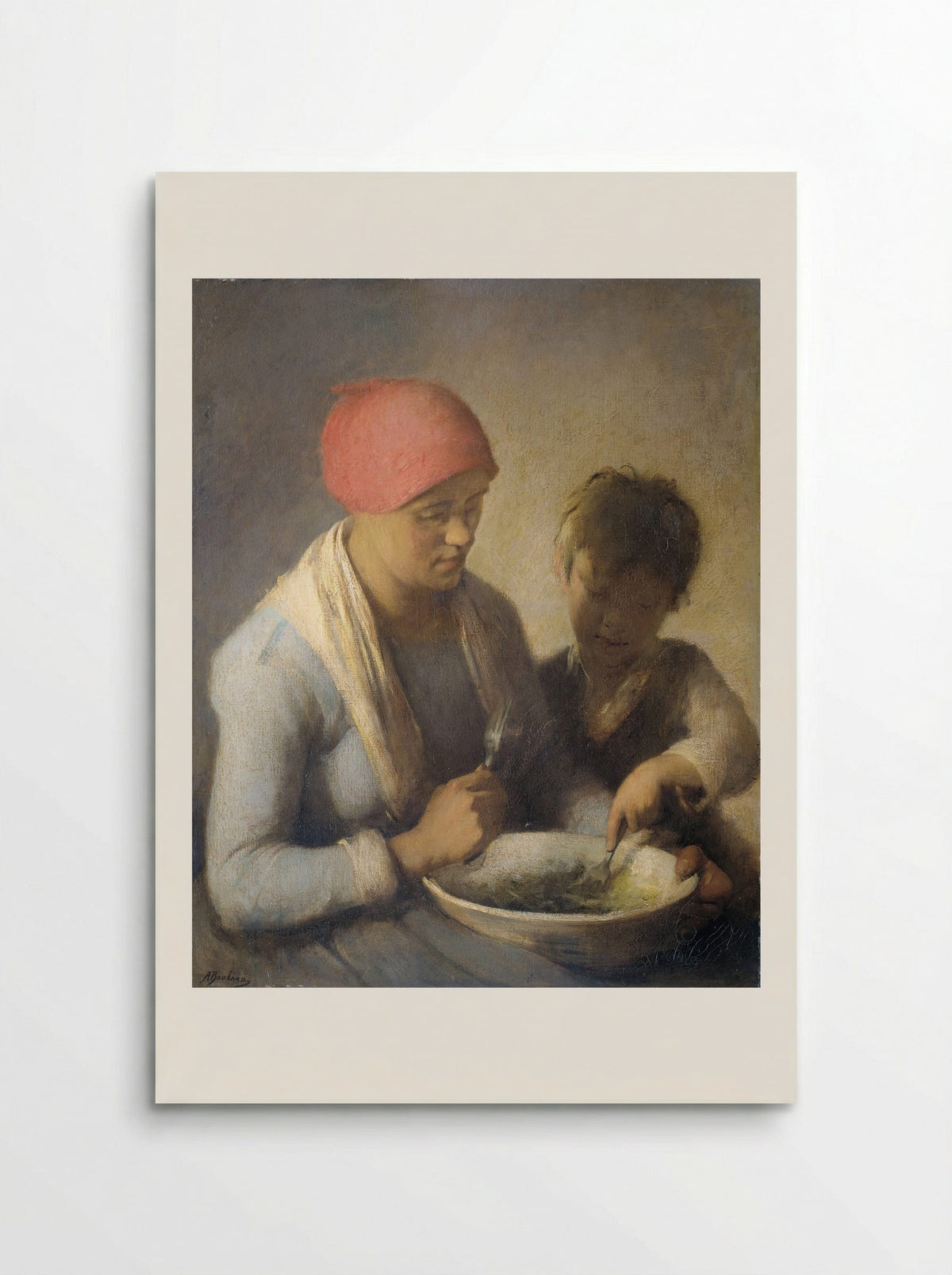 De maaltijd - Auguste Boulard - Poster