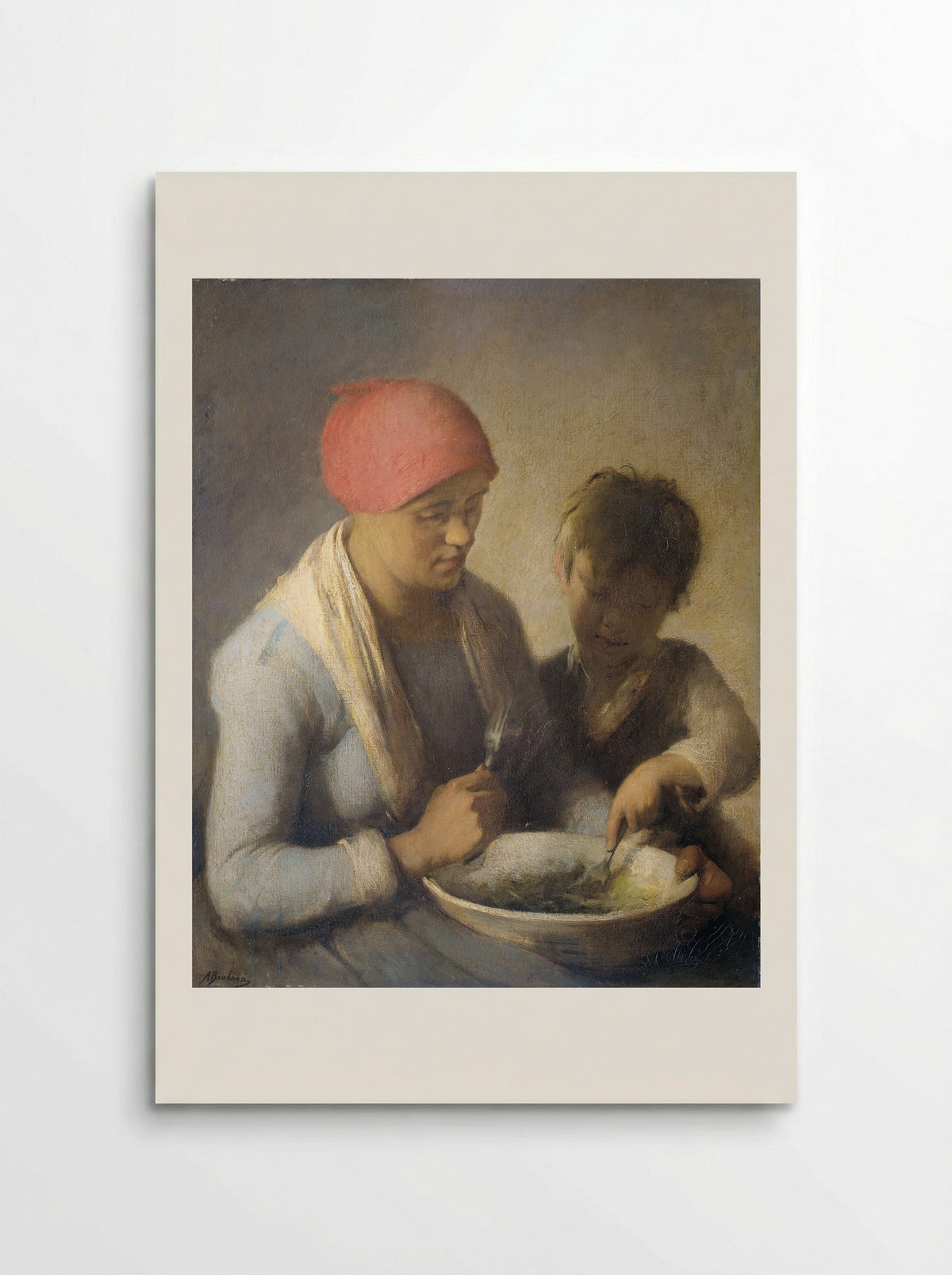 De maaltijd - Auguste Boulard - Poster
