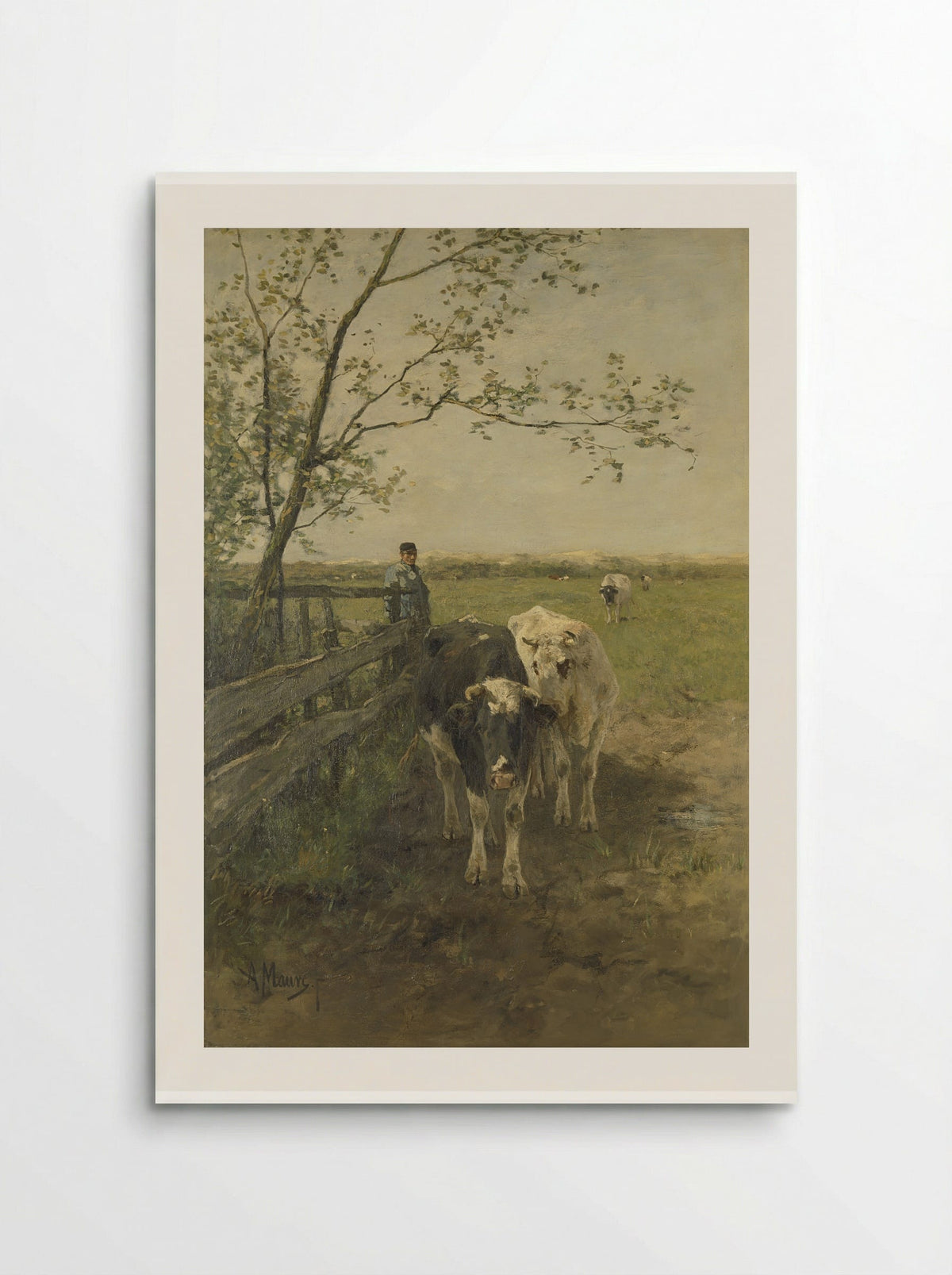 De melkbocht - Anton Mauve - Poster