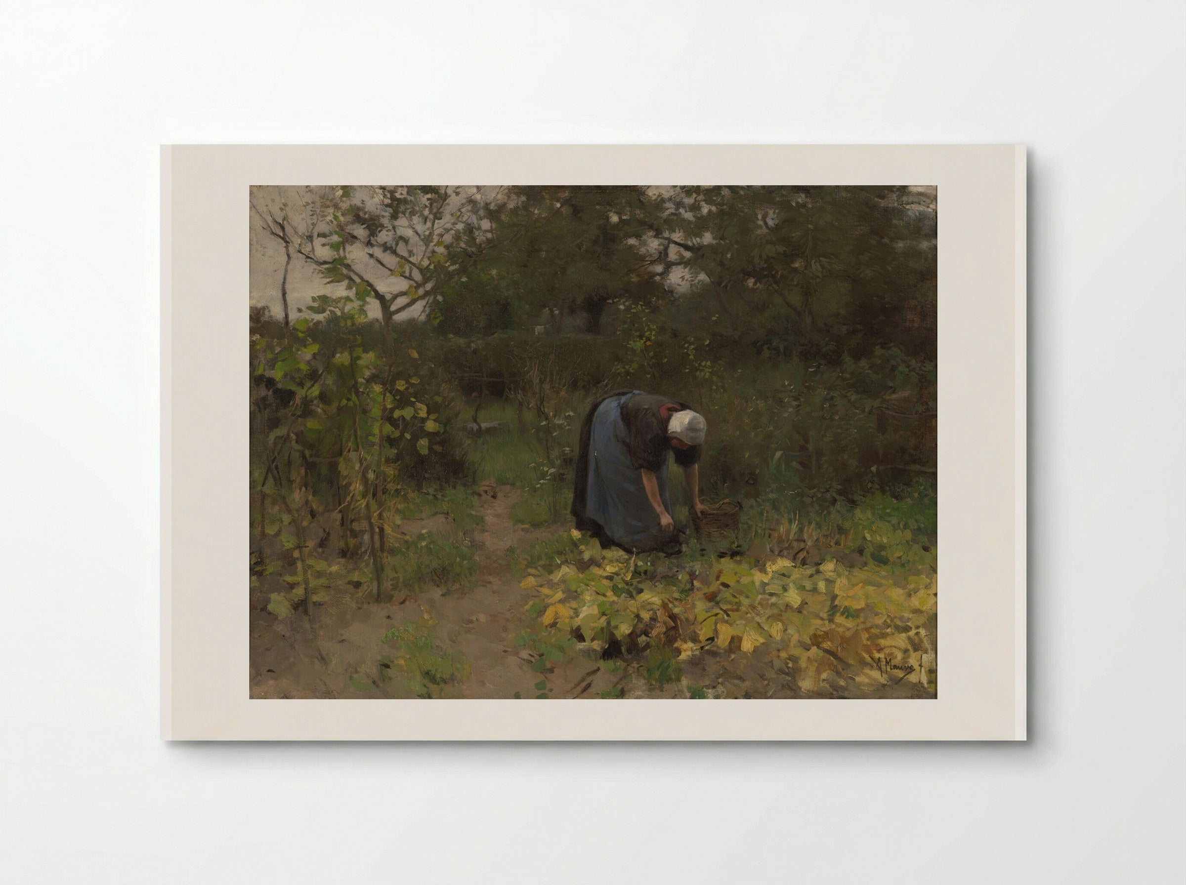 De moestuin - Anton Mauve - Poster