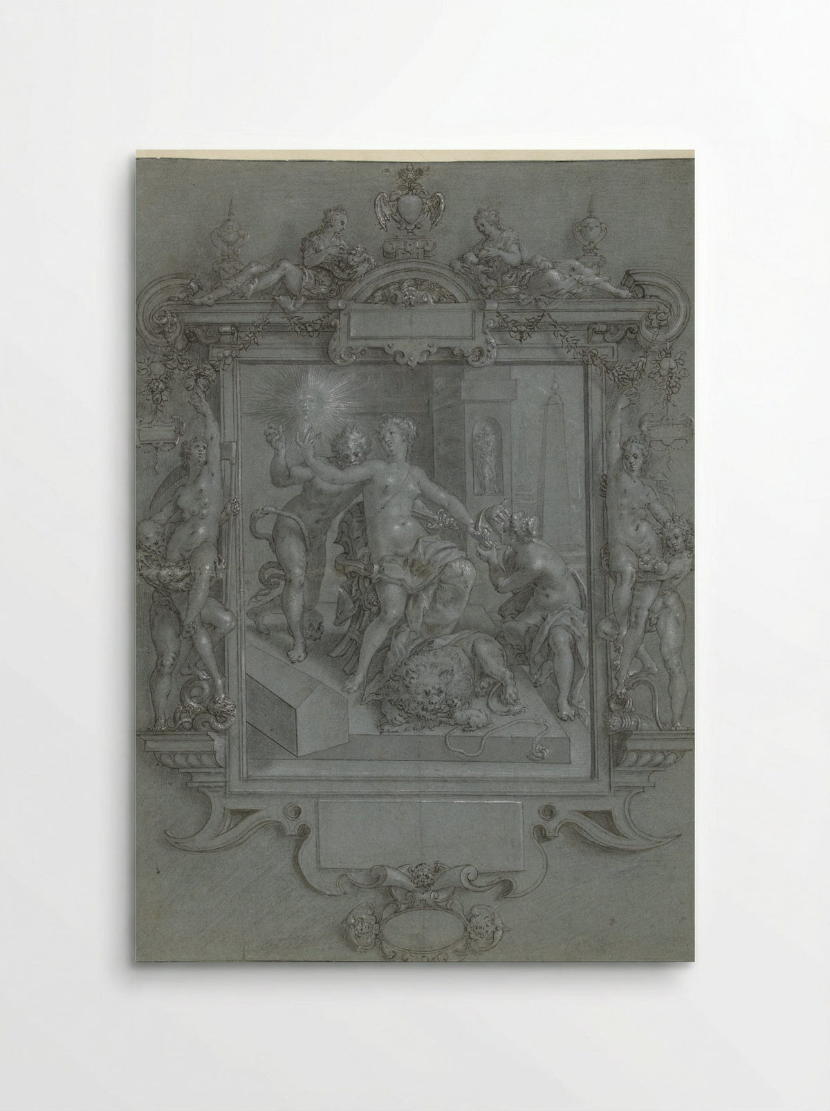 De spiegel der deugd - Cornelis Ketel - Poster