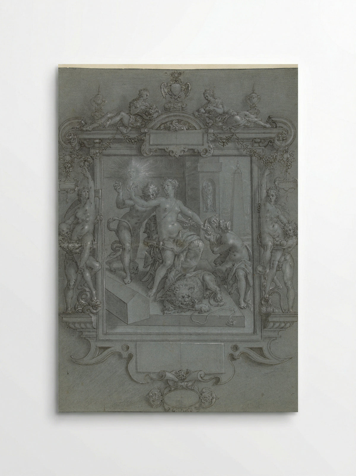 De spiegel der deugd - Cornelis Ketel - Poster