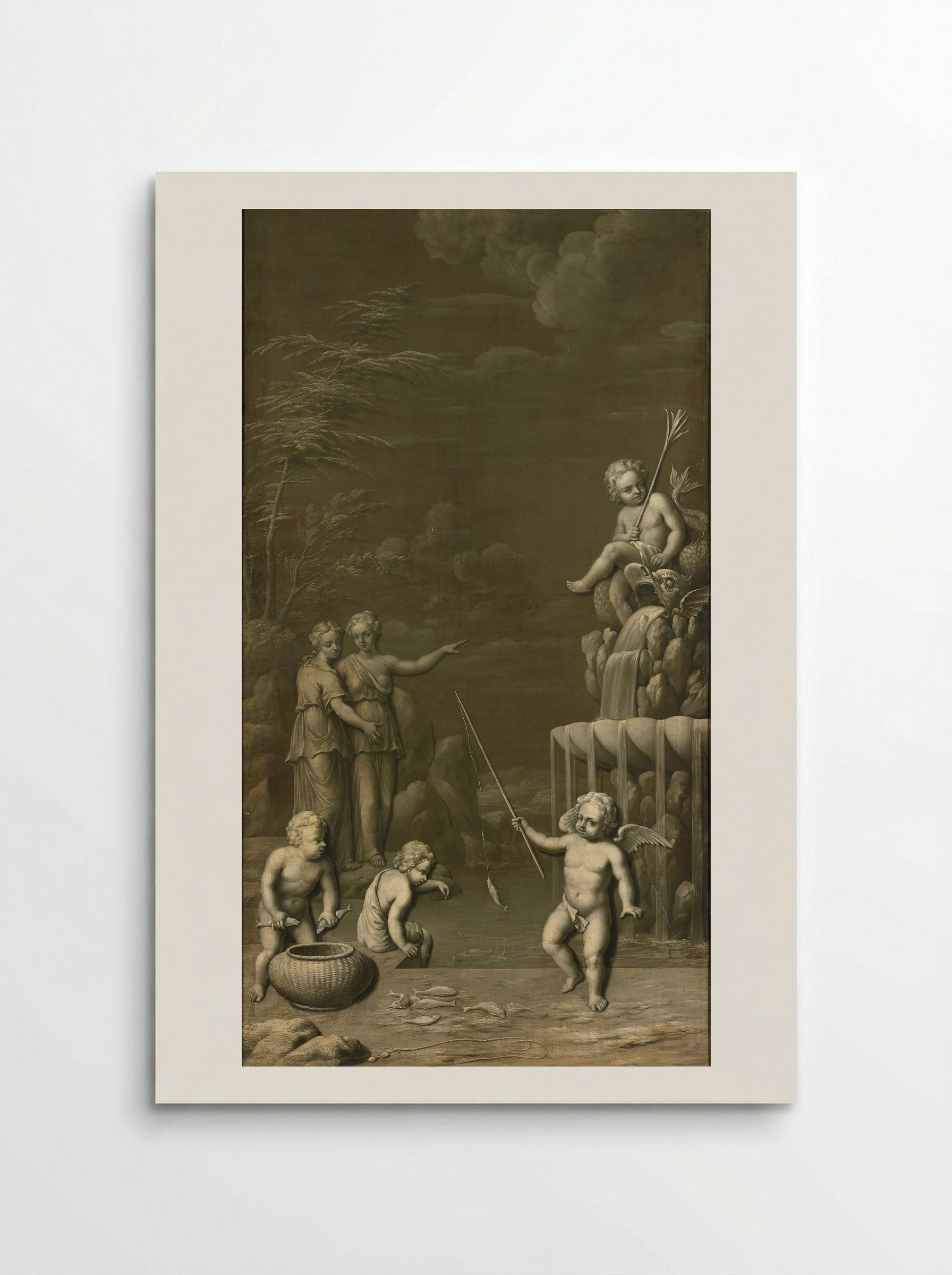 De visvangst - Hendrik Carré (II) - Poster