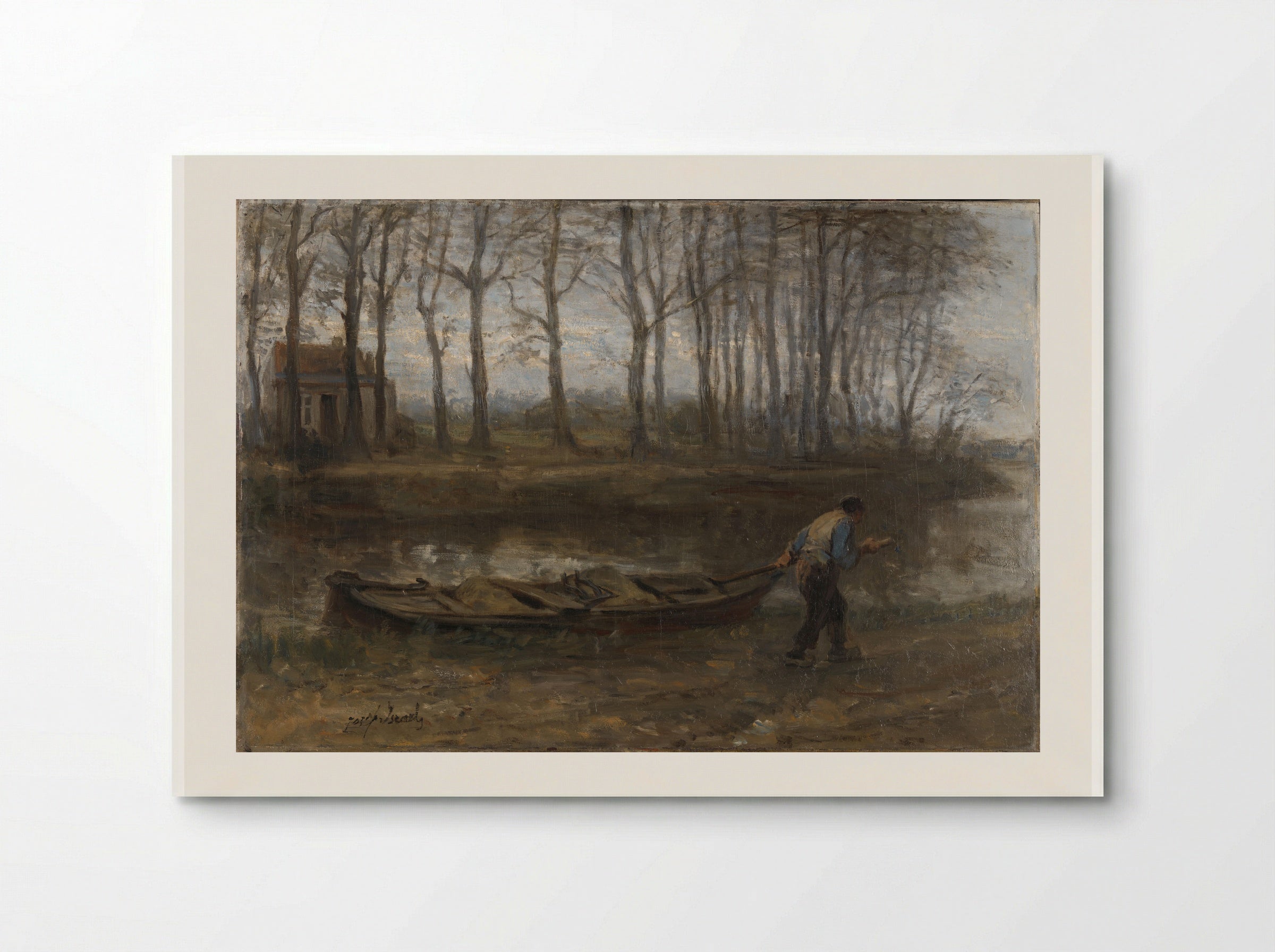 De zandschipper - Jozef Israëls - Poster