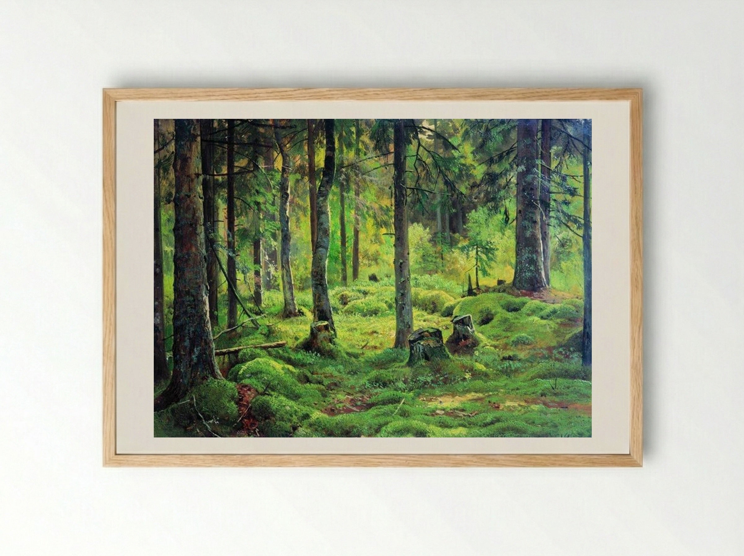 Deadwood - Ivan Shishkin - Framed Print Wood