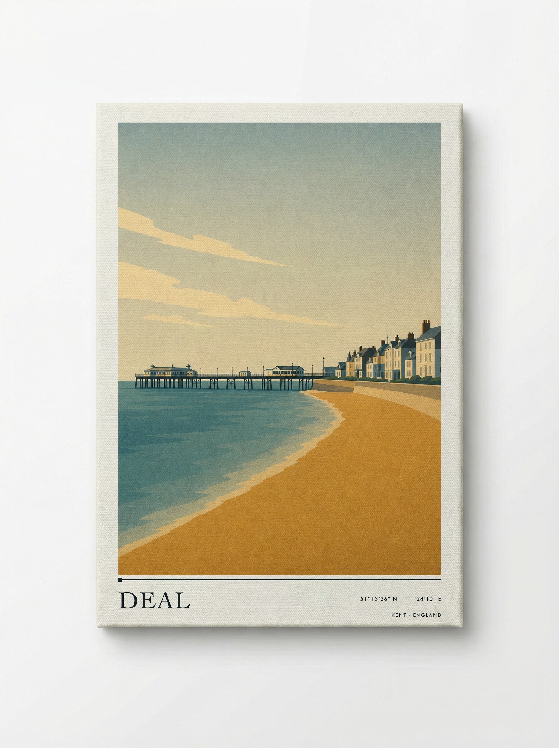 Deal Travel Poster - Canvas