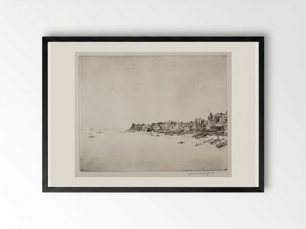 Deal - Muirhead Bone - Framed Print Black