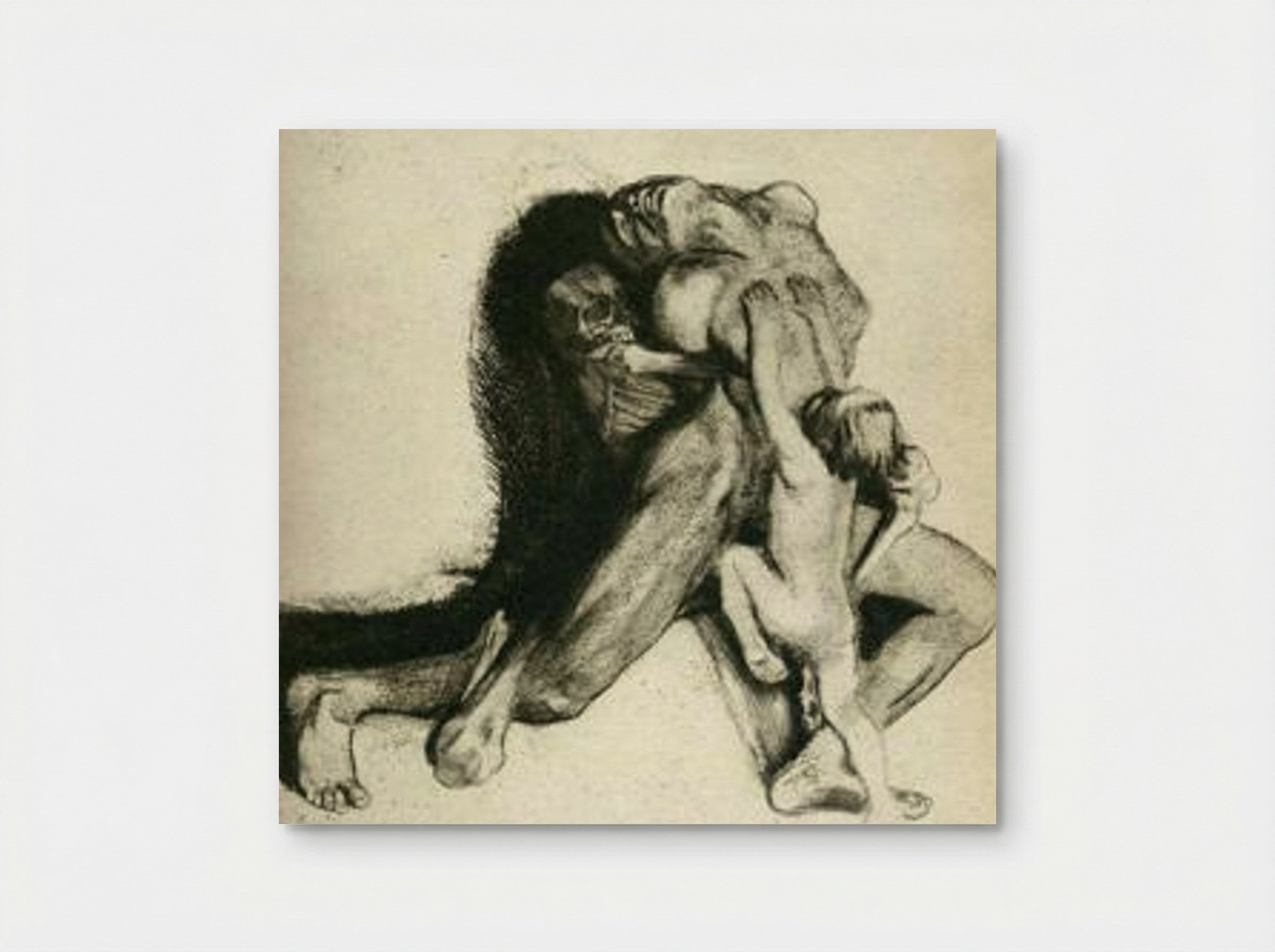 Death and Woman - Käthe Kollwitz - Poster