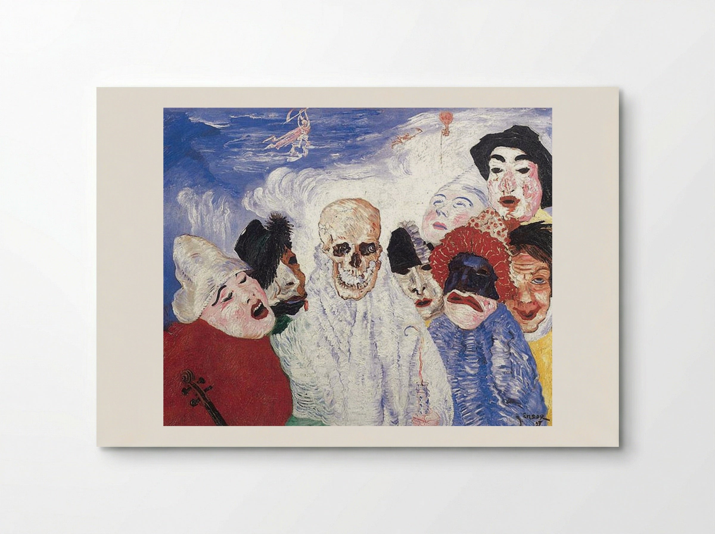 Death and the Masks - James Ensor - Poster