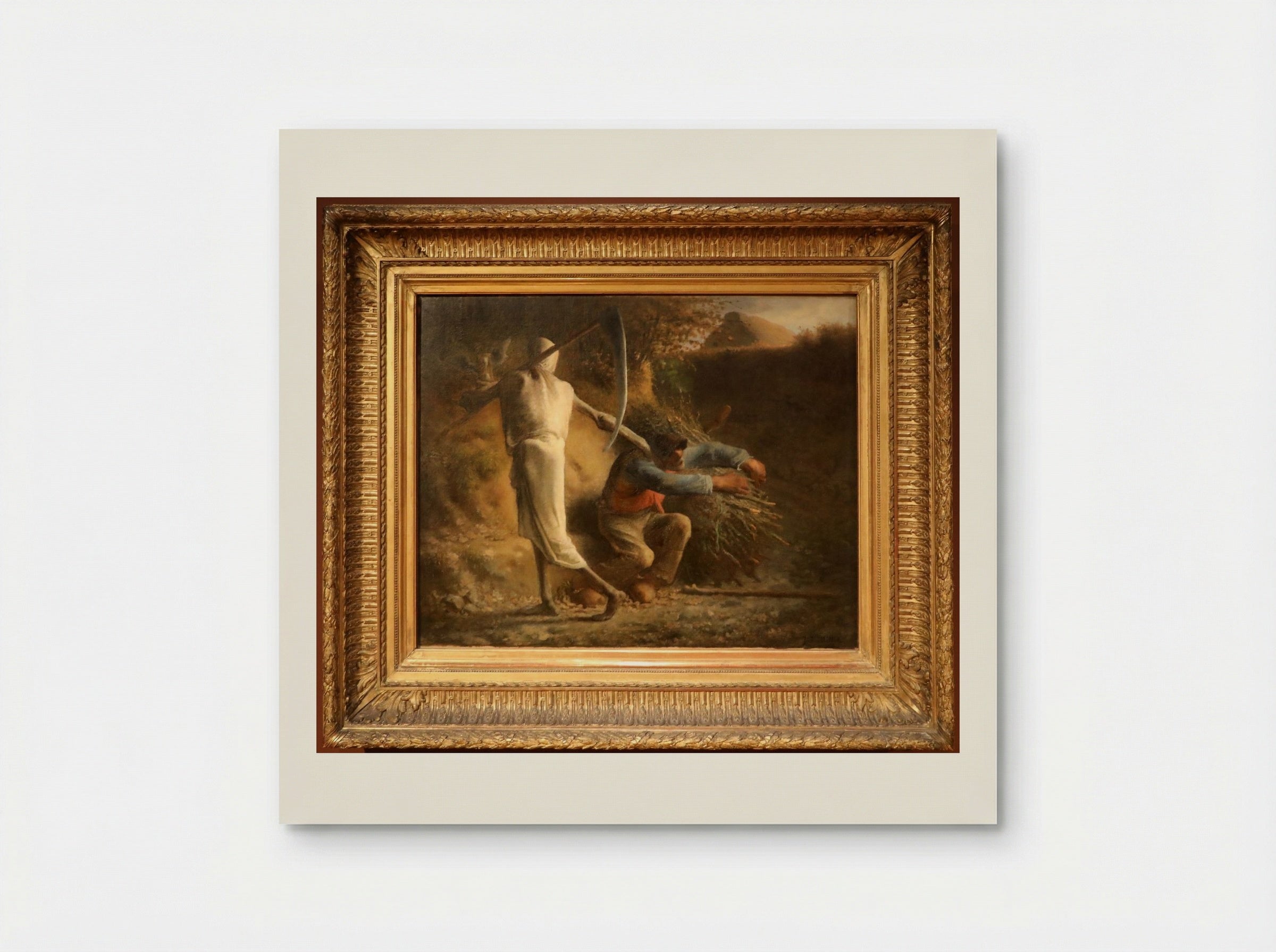 Death and the Woodcutter - Jean-François Millet - Poster