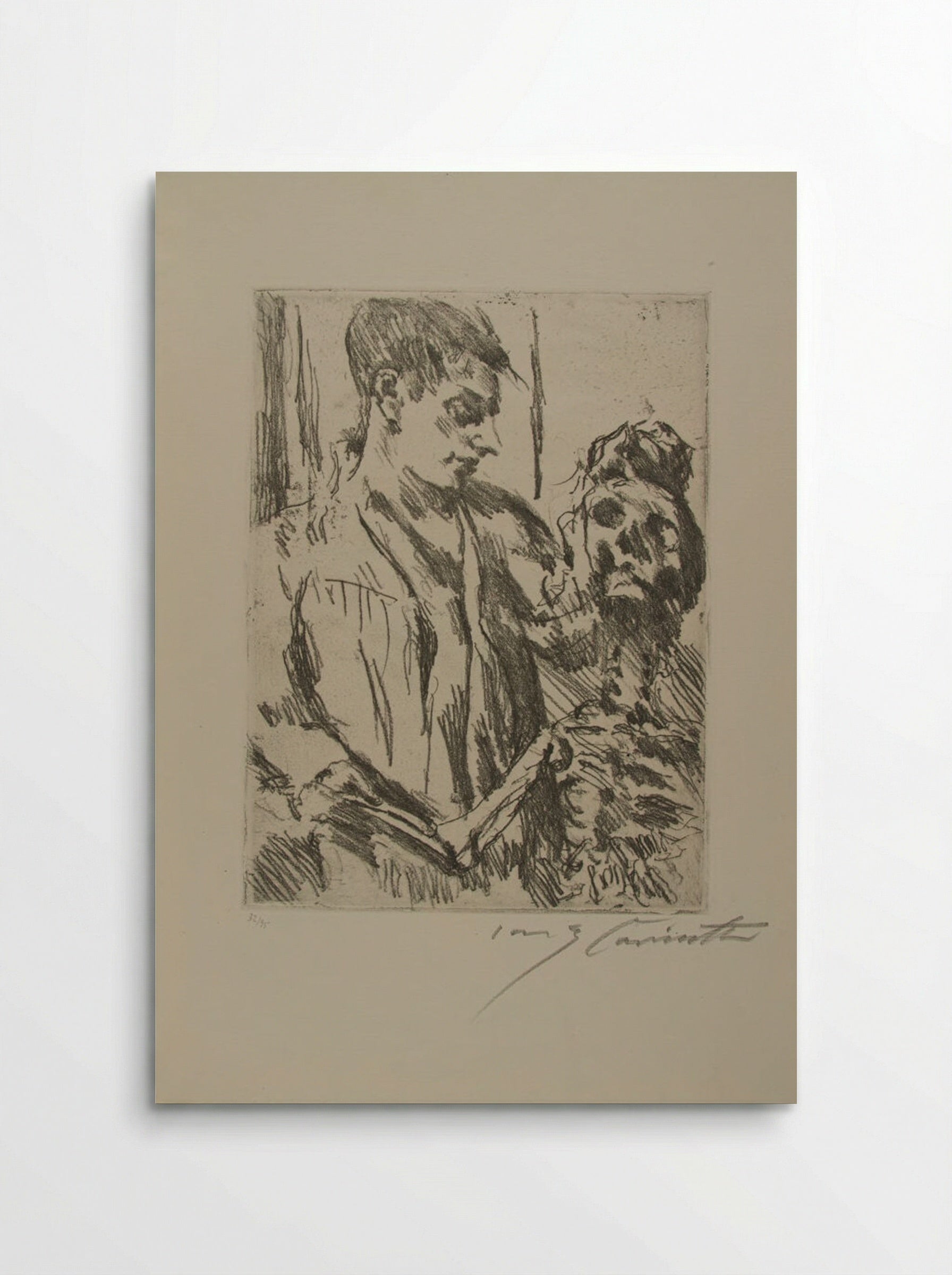 Death and the Youth - Lovis Corinth - Poster