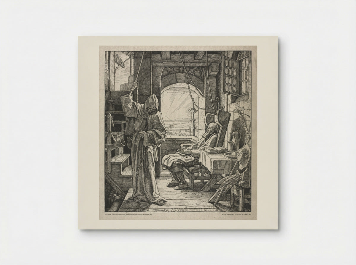 Death as a Friend - Alfred Rethel - Poster